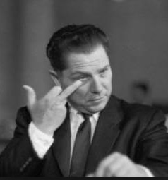 The &quot;forgotten man of Las Vegas history,&quot; Union leader Jimmy Hoffa went missing on Jul 30, 1975 near Detroit, MI.  
Note: Hoffa allowed use of Teamster&#39;s Union pension funds to finance construction in Las Vegas including Sunrise Hospital and Caesars Palace.