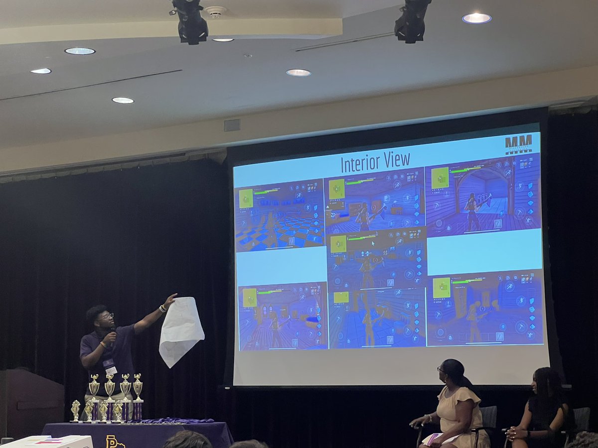 HumbleTSTEM's tweet photo. Had an opportunity to see one of our Senior T-STEM students Jordan Wise in action at the Prairie View STEM Camp closing ceremony!!! We are sooo proud of your Jordan! https://t.co/fRW3ZKZfnl