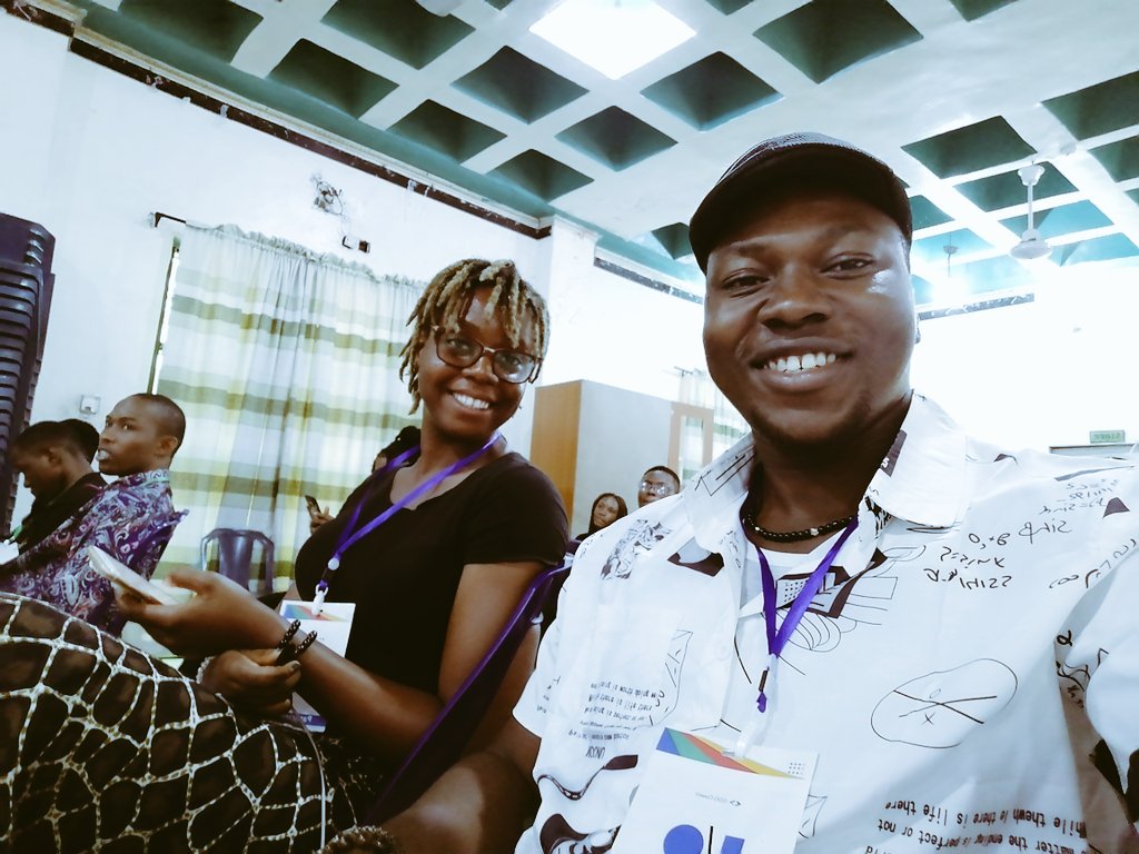 OforUchenna's tweet photo. Live and direct at @gdgowerri, had a great experience meeting and making networks 😁. #IOextended22 #gdgowerri https://t.co/YoId4eOVL6