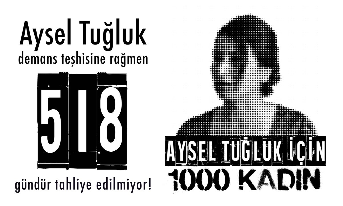 Aysel Tuğluk demans teşhisine rağmen 518 gündür tahliye edilmiyor #AyselTuğlukİçinAdalet