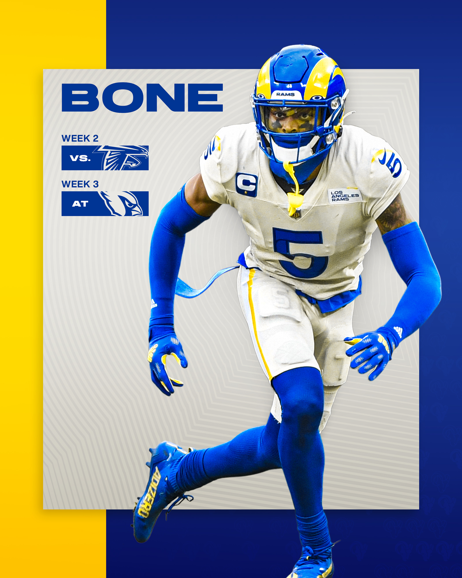 Los Angeles Rams on X: 🦴 BAD TO THE BONE 🦴  / X