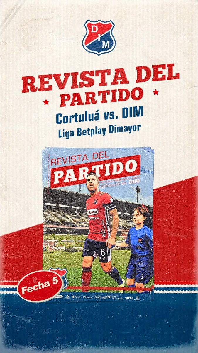 [🔴🔵] Hoy iniciamos tempranito, mirá en la revista del partido:

🔹 Editorial.
🔹 Crónica del partido vs Tolima.
🔹 Monsalve, un hijo de la #AcademiaDIM.  

👀Mirala en el Sitio Oficial👇
online.fliphtml5.com/cvsz/luno/