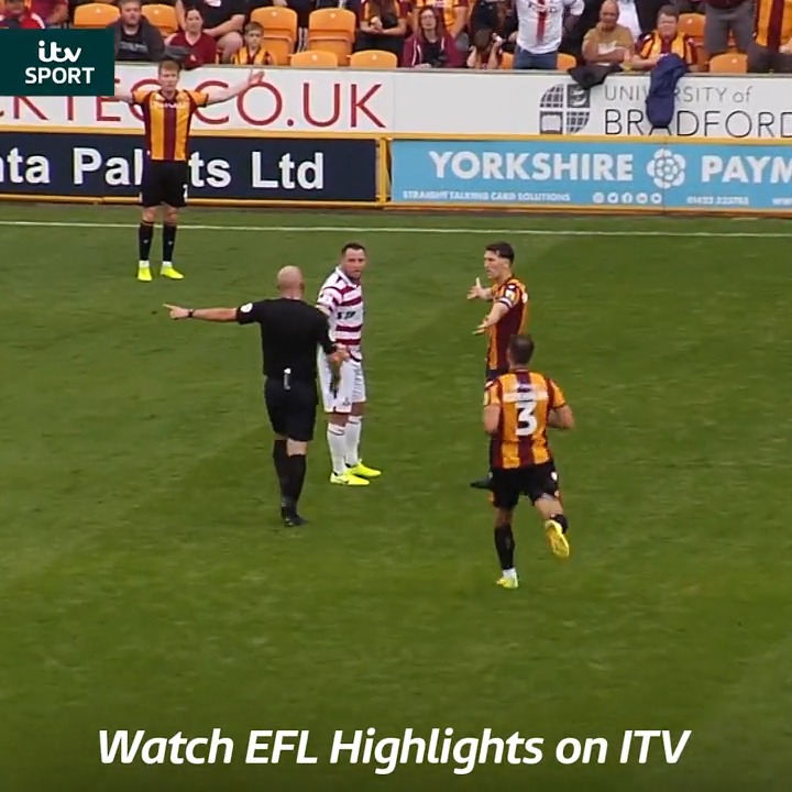 ITV Football on Twitter "Today's comedy sending off in the EFL comes