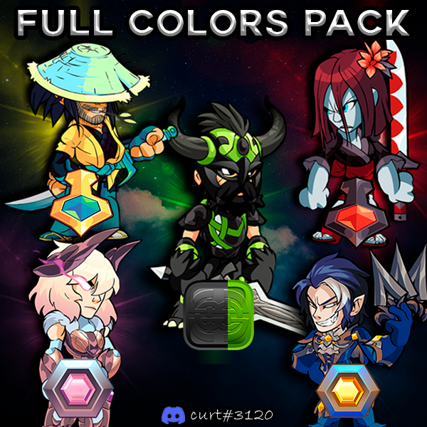 Brawlhalla Color pack giveaway includes:
x60 Esport V2
x60 Esport V3
x1 Community Color (all legends/universal)
x60 Community Color V2
x1 Charged OG (all legends/universal)

 ✔️ Follow me <a href="/Curtusy_/">curt</a> 
 ✔️ Like and Retweet
 ✔️ Tag a friend

Good Luck!