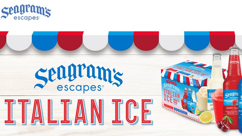 Rosati_Ice's tweet photo. Have you tried the @rosati_ice inspired Seagram's Escapes Italian Ice beverages. 3.2% alcohol. Mango is the latest addition to cherry, lemon, blue raspberry flavors. Find your local distributor: https://t.co/l5TSeFpGrP https://t.co/hn7ESq7An3