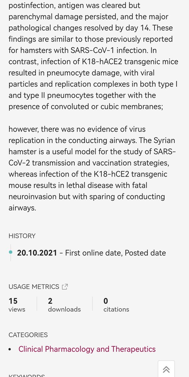 fruinboocksj's tweet image. Cellular tropism of SARS-CoV-2 in the respiratory tract of Syrian hamsters and B6.Cg-Tg(K18-ACE2)2Prlmn/J transgenic mice

#SARSCoV2_timeline #BLACKPINKxPUBGM #TXTPALOOZA
