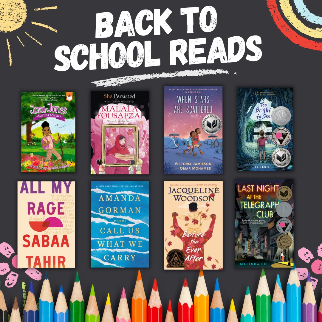 Penguin Young Readers School & Library (@penguinclass) on Twitter photo Looking for #BackToSchool reads with a variety of reading levels? Discover 100+ titles for emerging readers, middle grade, & high school from authors <a href="/TheAmandaGorman/">Amanda Gorman</a> <a href="/KyleLukoff/">Kyle Lukoff</a> @malindalo <a href="/aishacs/">Aisha Saeed</a> & more! #BackToSchool2022
Explore the booklist: bit.ly/BackToSchoolBo… Looking for #BackToSchool reads with a variety of reading levels? Discover 100+ titles for emerging readers, middle grade, & high school from authors <a href="/TheAmandaGorman/">Amanda Gorman</a> <a href="/KyleLukoff/">Kyle Lukoff</a> @malindalo <a href="/aishacs/">Aisha Saeed</a> & more! #BackToSchool2022
Explore the booklist: bit.ly/BackToSchoolBo…