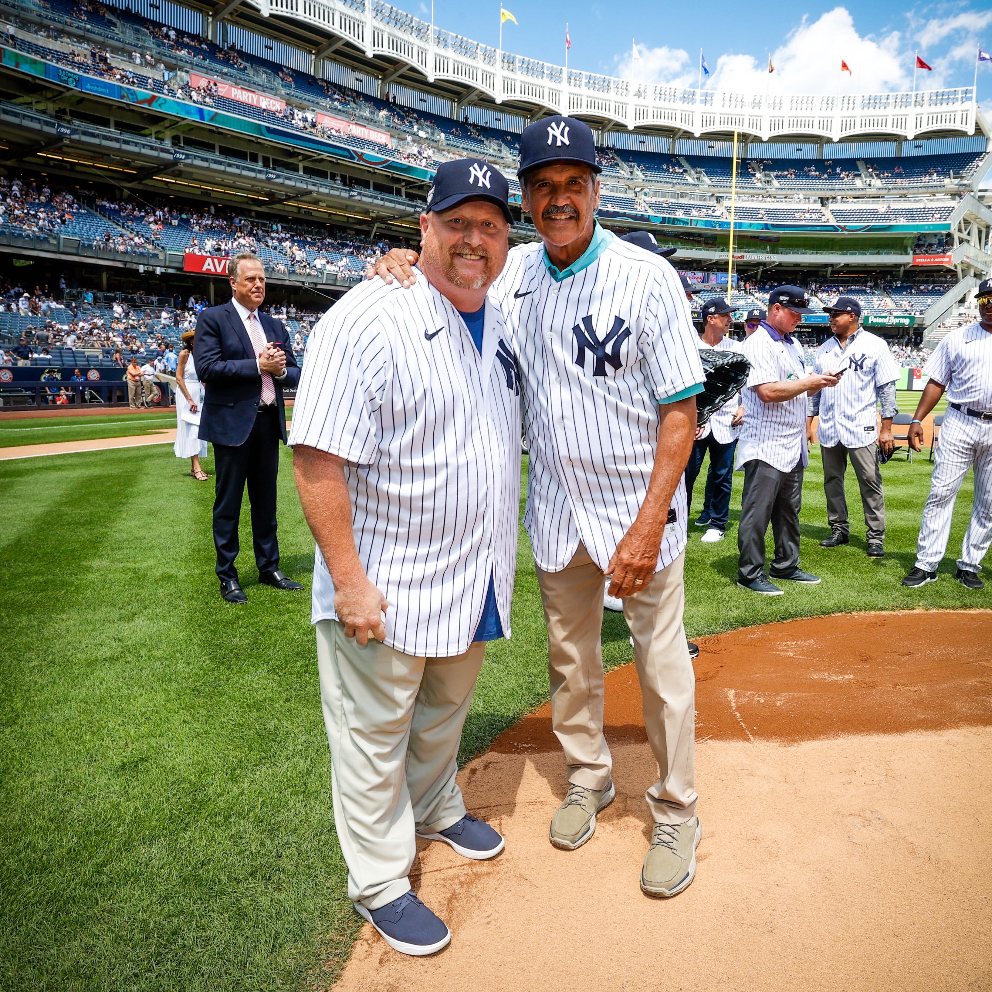 New York Yankees on X: Yankees legend Ron Guidry throws today's ceremonial  first pitch to Thurman Munson's son, Michael. You still got it, Gator 👏  #OldTimersDay  / X