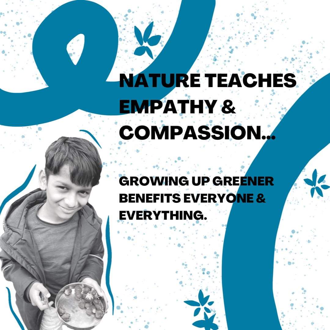 NaturePremium1's tweet photo. In a world that needs more of both, let's get children #GrowingUpGreener. Let's get nature based learning for all children. Let's make #NatureMainstream https://t.co/4iZdAeyl7j