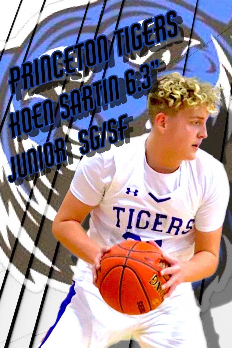 Koen Sartin 6.3 junior 2022-2023 basketball season. He plays as a SG/SF at Princeton high school. Koen is a dedicated all around ball player striving to be the best on and off the court. One to look out for.