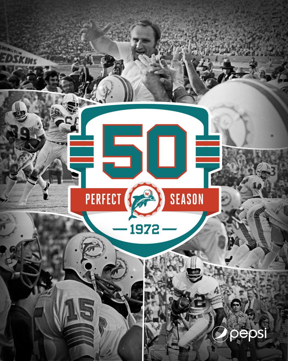 miami dolphins 50th anniversary patch