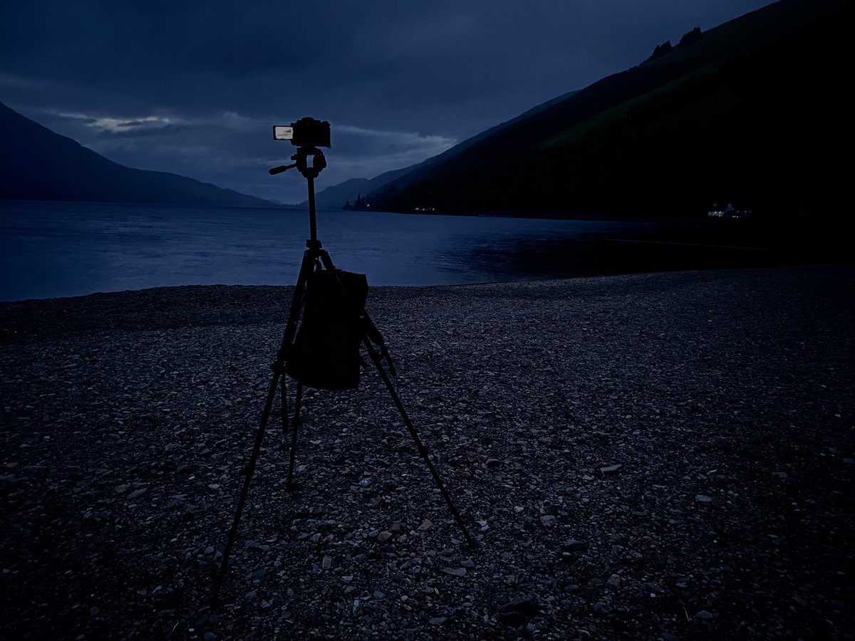 Never gets fully dark even at midnight on the loch.