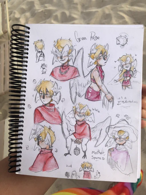 Bunch of beach doodles 