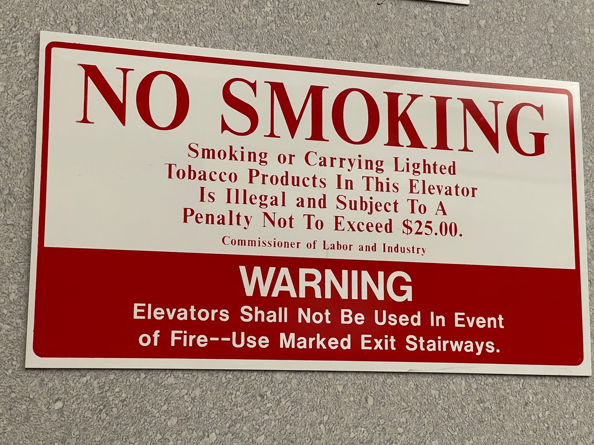 This implies someone successfully dodged a $25 fine by saying “but I wasn't smoking it”
