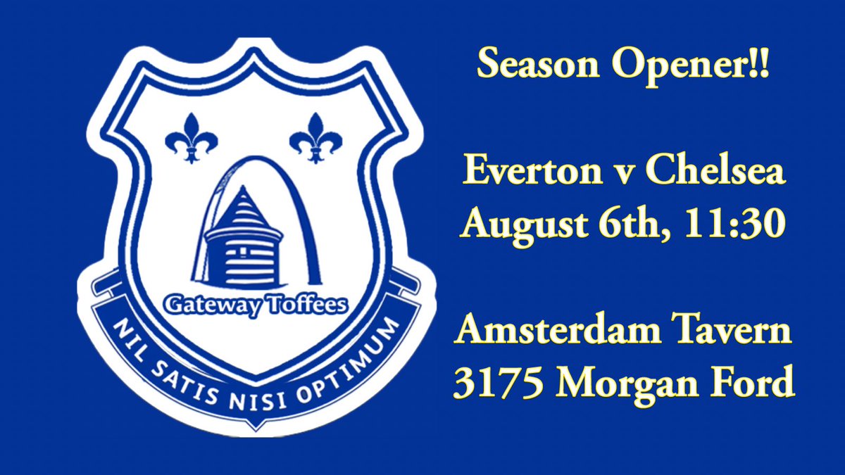 The Gateway Toffees (@gateway_toffees) on Twitter photo *Walks up to mic*
*Taps mic*
“We interrupt this summer for an urgent announcement……………UP THE TOFFEES!!!”
Let’s take over <a href="/Amsterdamtavern/">AmsterdamTavern</a> Saturday, August 6 @ 11:30 *Walks up to mic*
*Taps mic*
“We interrupt this summer for an urgent announcement……………UP THE TOFFEES!!!”
Let’s take over <a href="/Amsterdamtavern/">AmsterdamTavern</a> Saturday, August 6 @ 11:30