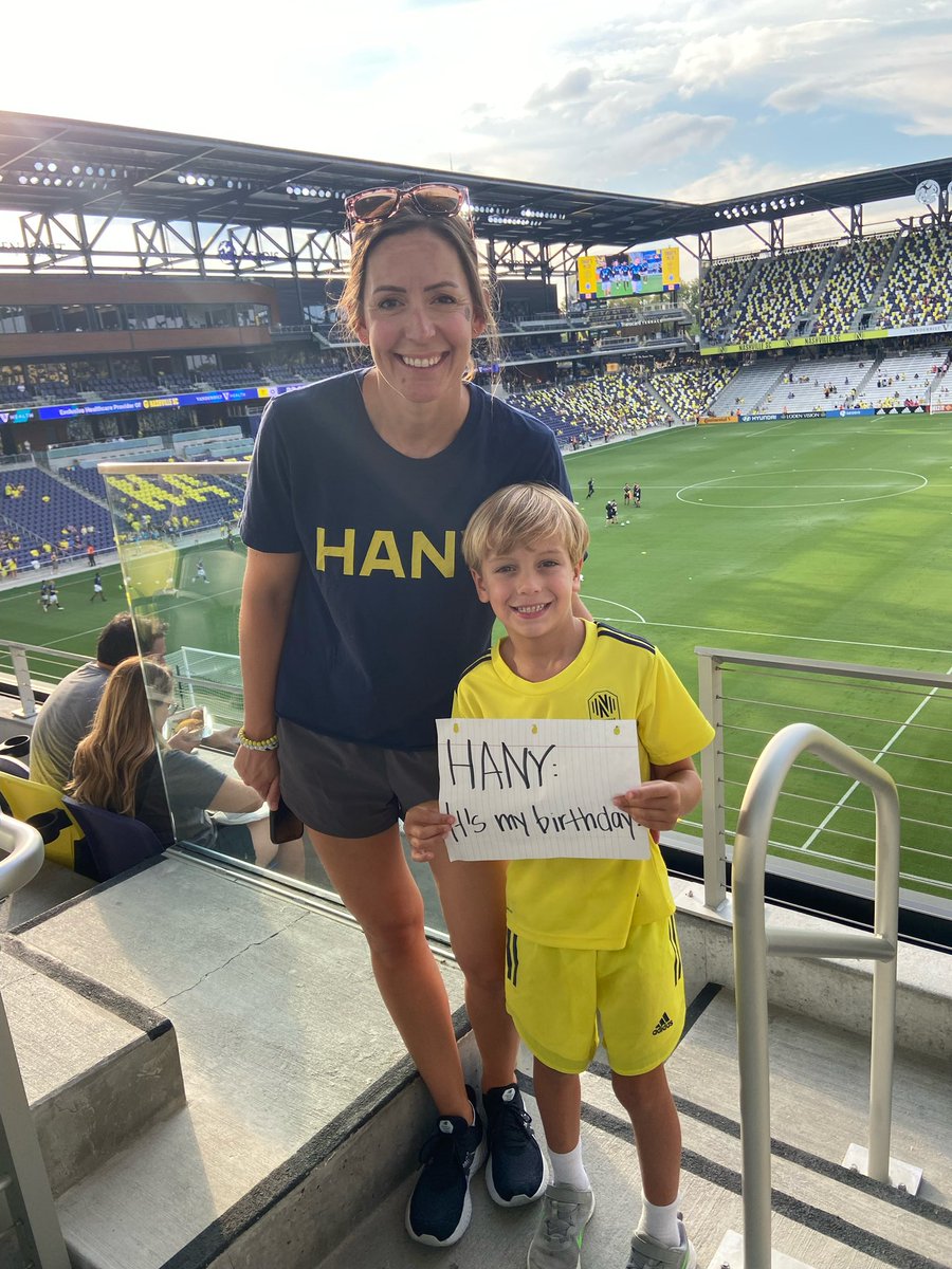 karagraves's tweet photo. Come on you boys in gold! Birthday boy ready for a win! @NashvilleSC https://t.co/koJThJ4HyO