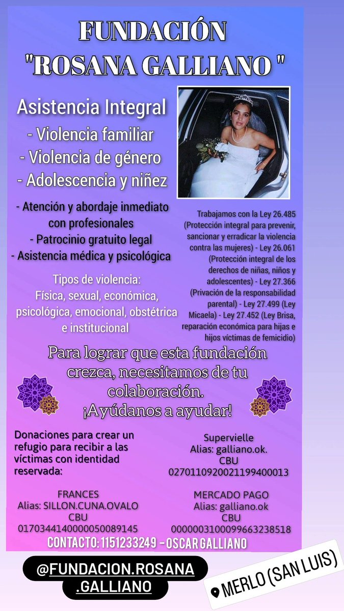 oscargalliano's tweet photo. Ayúdanos a ayudar...
fundacionrosanagalliano@gmail.com
Instagram y Facebook @fundacion.rosana.galliano https://t.co/RCId3uxJwO
