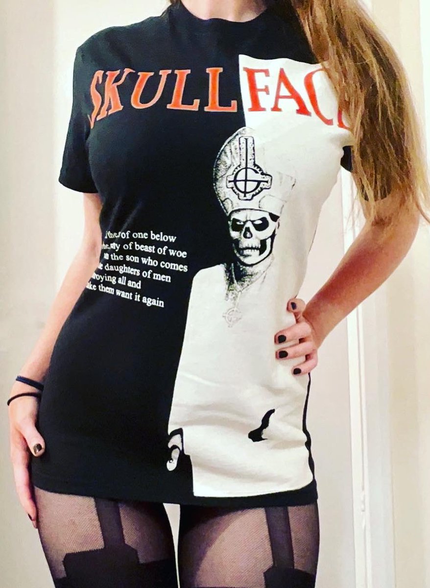 kellymayghostee's tweet photo. Today’s Tee - Ghost ‘Skull Face’ ❤️👻 @thebandGHOST #thebandghost #imperaunholyvestments #ghosttshirt #ghostshirt #ghostmerch #ghostcollector #merch #tshirt #bandshirt #bandtshirt #ghost #papaemeritusii #papa2 #papaii #ghostbc #scarface #papaemeritus2 #secundo https://t.co/6i3t0LRv8A