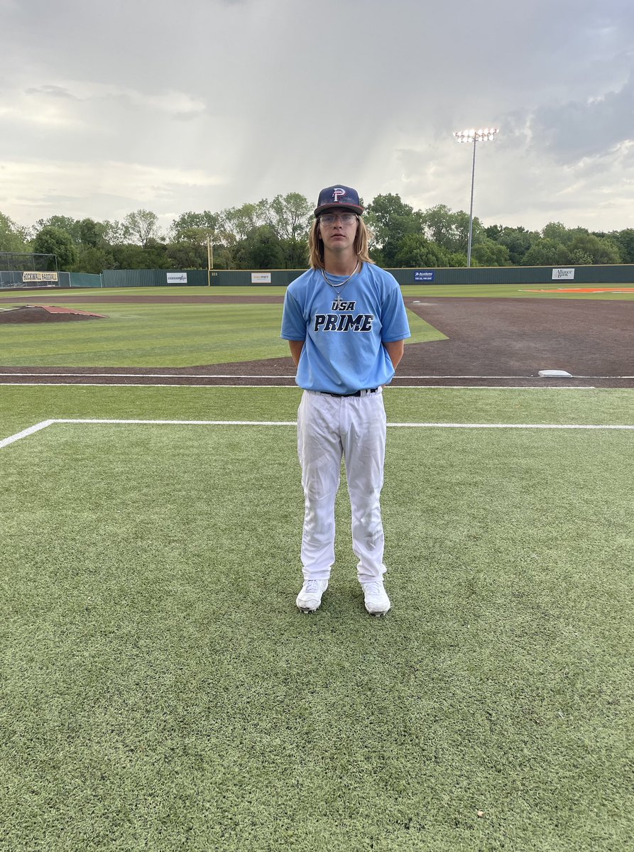 F: <a href="/USAPrimeCavemen/">USA Prime Cavemen</a> 16U Ford 8, North Texas Longhorns Zamora 7
PoG: <a href="/WesleyHanna3/">Wesley Hanna</a> 5.2 IP, 3K / 1-3, RBI, 2R