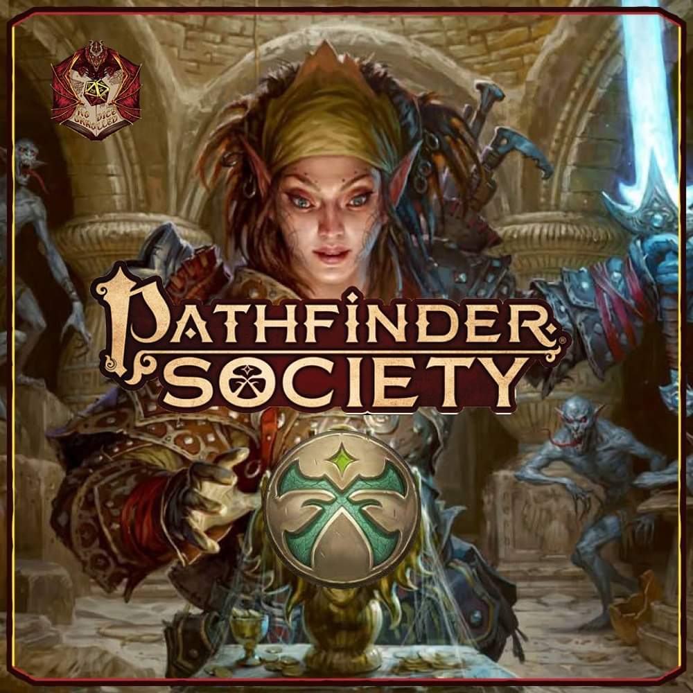 NoDiceUnrolled's tweet photo. π¬π§
π§ Do you want to try #PathfinderSecondEdition? Or do you already know this #tabletop #RPG created by @paizo and are looking for a group to play with? Then we suggest you take a look at the #PathfinderSociety, the organized play league for #PF2e! https://t.co/vfqm8fUzus