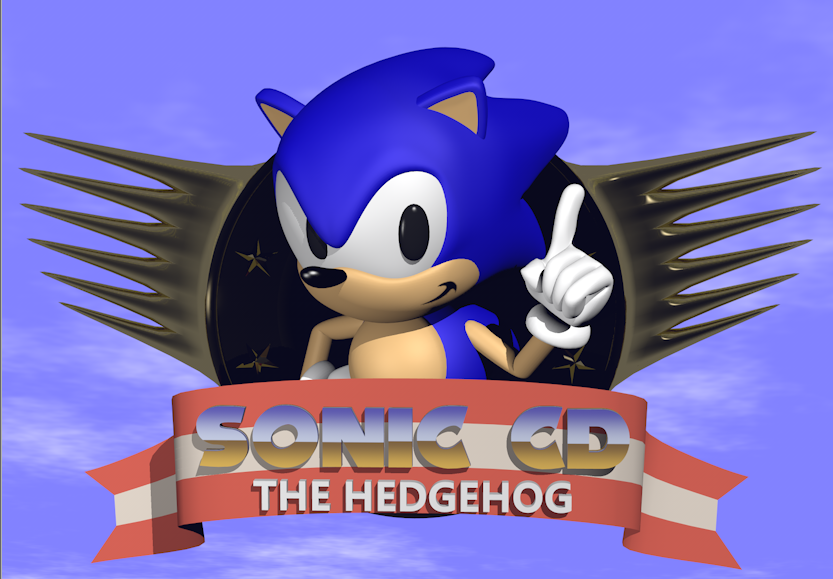 Rando Renders models based on Sonic CD japanese cormmecial