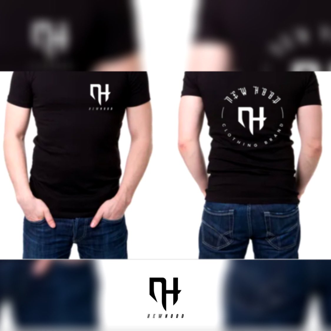 NEWHOODCLOTHING's tweet photo. Newhood t-shirts our now available for purchase available colors our black &amp; white DM us for more information #newhoodclothing #unity #nh #newhoodclothingLLC #fashion https://t.co/TimGwr4Kcq