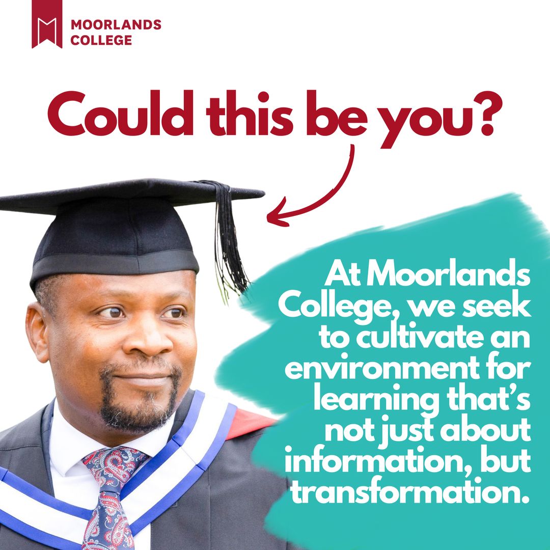 MoorlandsColl's tweet photo. Identify the right course for you. Our BA, MA and short courses in applied theology aren’t just about education—but transformation. Find out more at https://t.co/XD1LTZbhFX 👩🏽🎓👨🏻🎓🎓
#DegreeProgramme #Theology #AppliedTheology #MoorlandsCollege #MA #BA https://t.co/6UUI1vvmV1