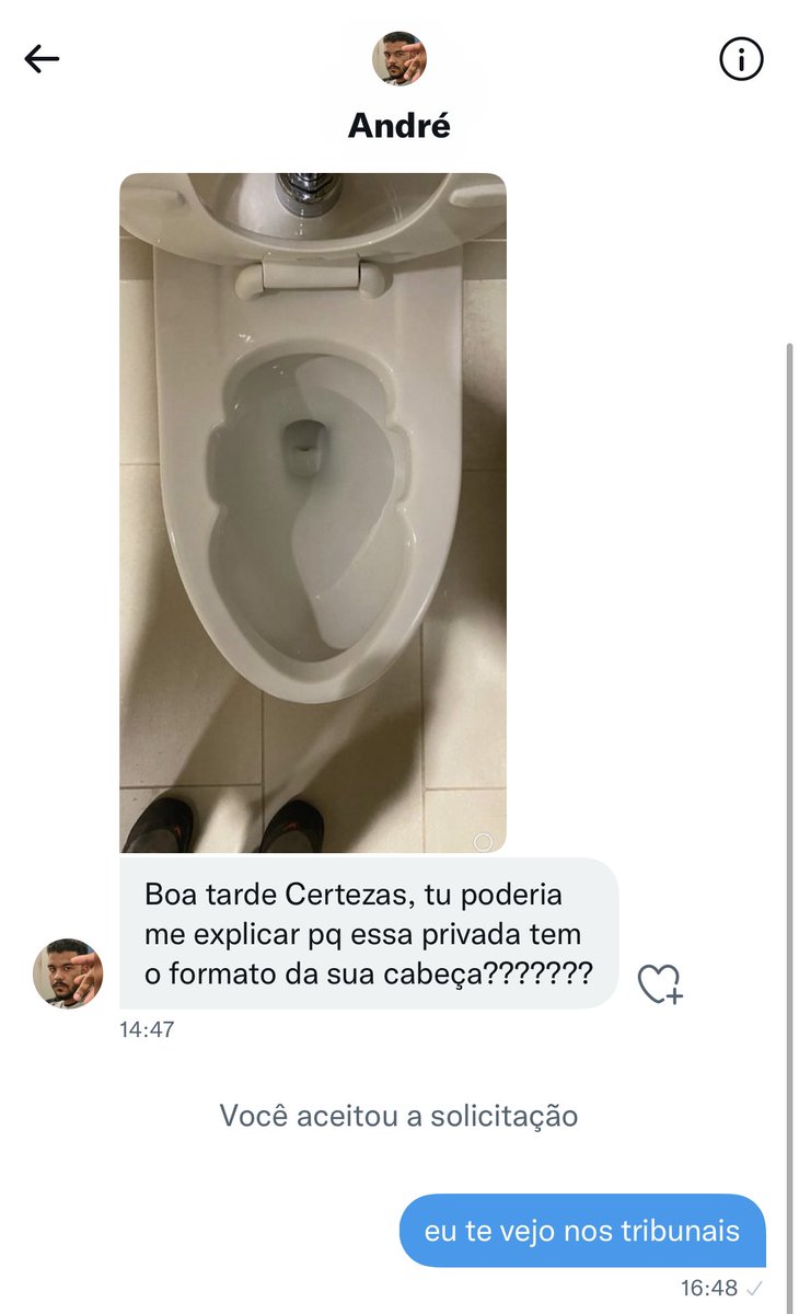 Pedro Certezas on X: Vagabundo tá perdendo a linha já   / X