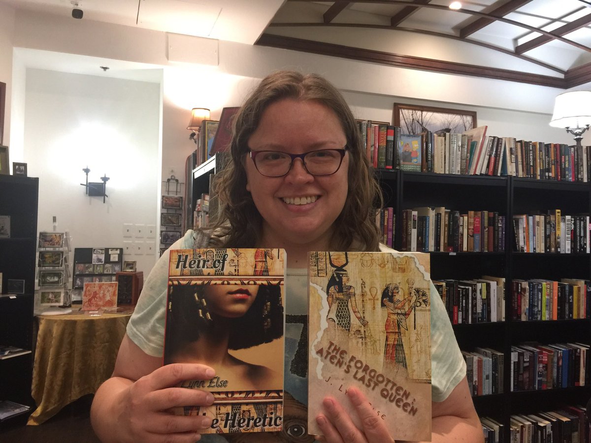 JLynnElseAuthor's tweet photo. You can find my #HistoricalFiction at @lisasbookstores! Stop in Peacock Books for many bookish gems. #supportlocal #writersoftwitter #shopsmall #ancientEgypt #autographedcopies https://t.co/mXdalDZHIq