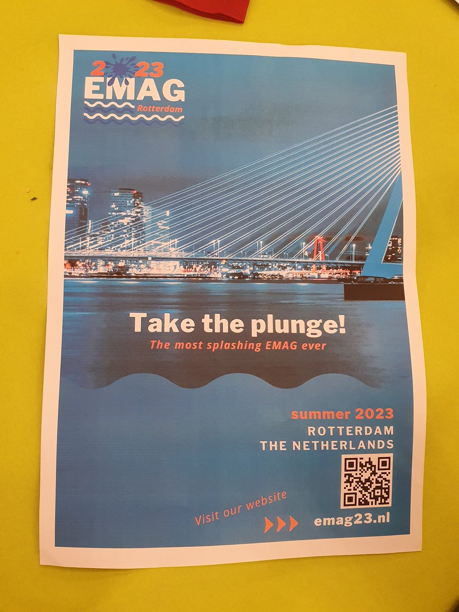 Next #EMAG is in....

#Rotterdam

#mensasociety