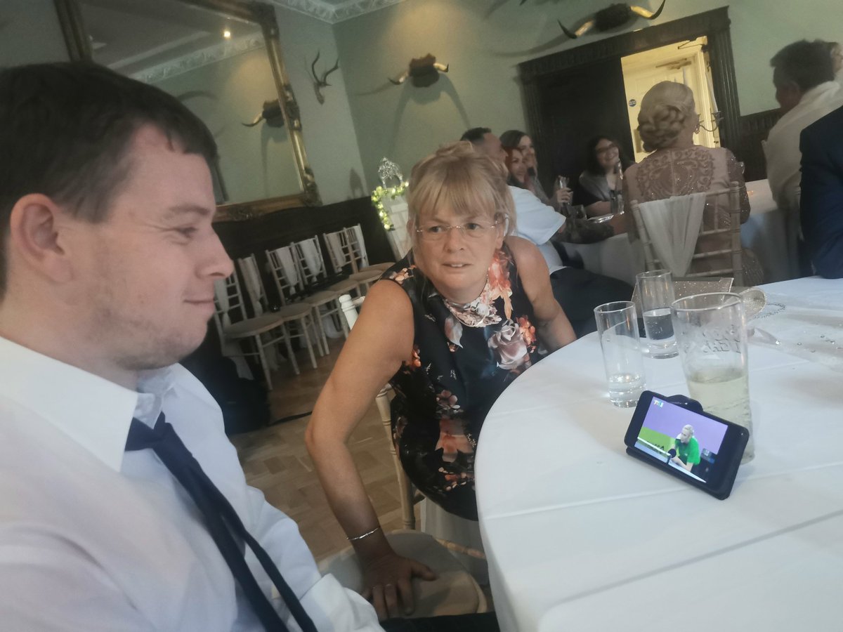 lauraprice80's tweet photo. Supporting @walesTT womens team from a wedding with @GregPrice28. Amazing win Charlotte @charlcareytt Come on Girls!! @NorthGwentTTC are behind you🏓 https://t.co/q6ESIsyKoB