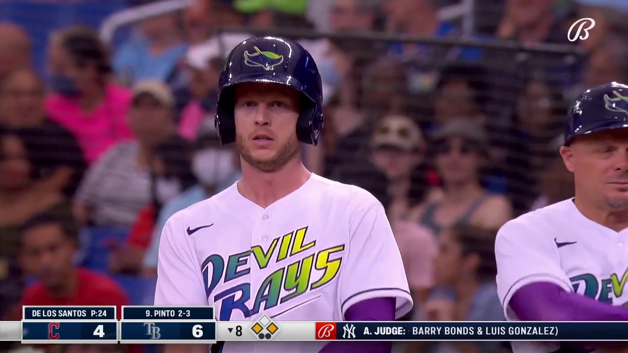 Bally Sports Sun: Rays on Twitter: Brett Phillips drives in an additional  run on his basketball jersey day! #RaysUp action ➡️    / Twitter