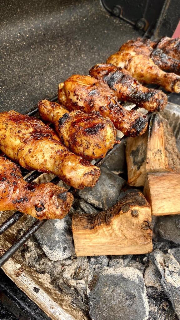 [Homemade] Apple Wood Smoked Bermuda Jerk Chicken #viral #trending #foodie #foodblogger #foodphotography #ff #tbt #ico
