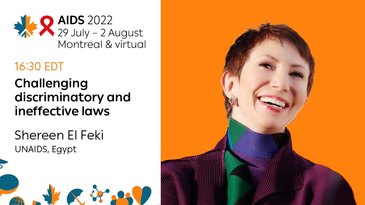 AIDS_conference's tweet image. Coming up in 30 minutes. 
 
The third #AIDS2022 prime session on #HIV and human rights. Featuring:  
👤 United Belize Advocacy Movement’s Caleb Orozco 🇧🇿 
👤 @UNAIDS’ Shereen El Feki 🇺🇳  
👤 Human rights lawyer Michaela Clayton 🇳🇦   
👤 @TransLawCenter’s Cecilia Chung 🇺🇸