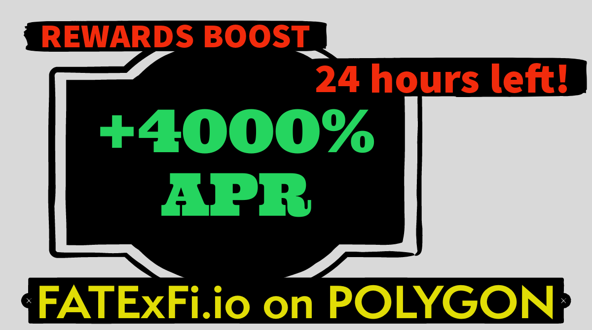 FATExFi.io - A #DAO 4All
Boosted rewards 24hrs to go!

$BTC $ETH $UNFI $XRP $LTC $TRB $SOL $ETC $RSR $OP $SHIB $DOGE $USDC $CRV $AAVE $YFI $NEXO $SNX $ADA $AVAX $SOL $LINK $NEAR $WAVES $TRON $XIN $FLM $BNB $PARA $CELO $BAT $BOND $BAKE $MTL $ATOM $ATA $BEL $RVN $LRC