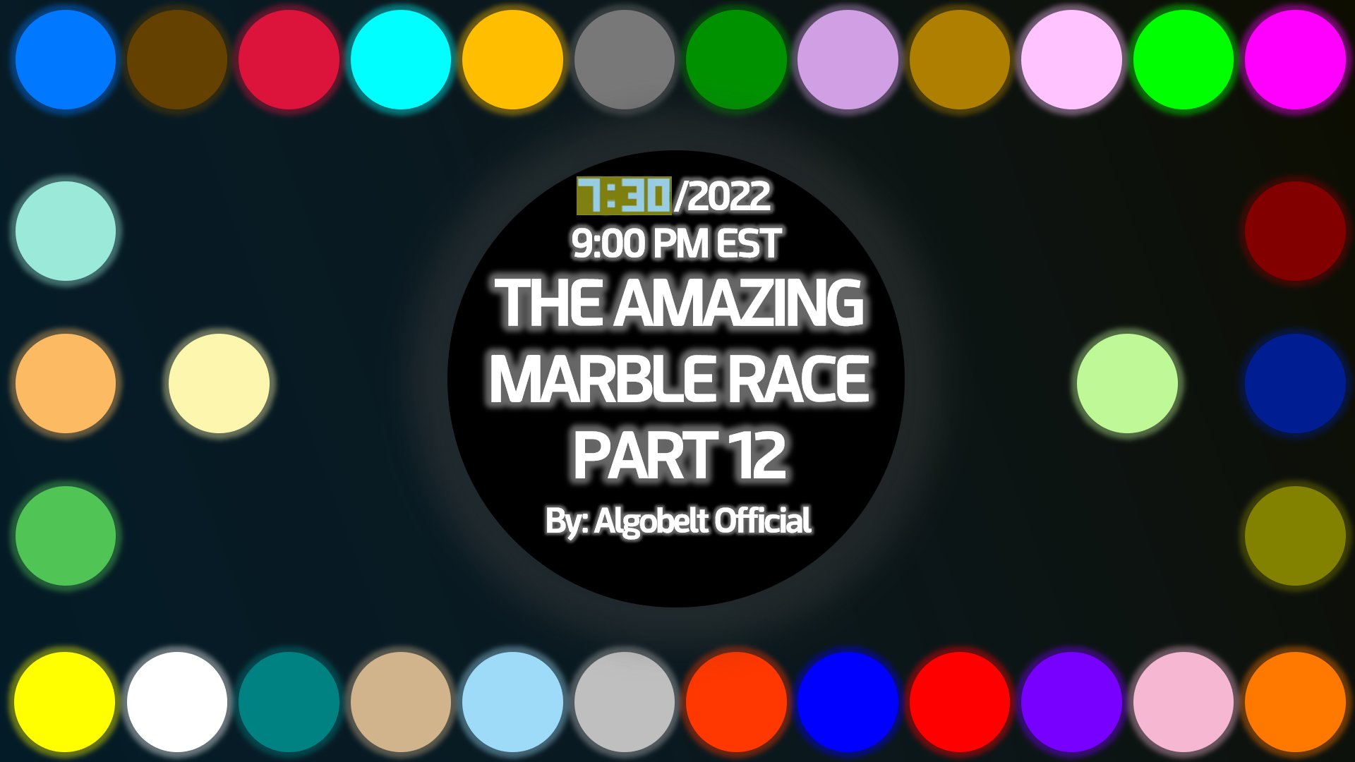 The incredible hot sale marble race