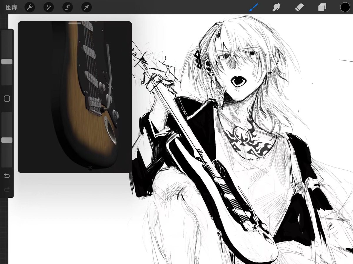 shanque08565271's tweet photo. #drawluca
我是画画完全不思考的那种（）
画错的地方懒得改了也改不掉了 https://t.co/ajOmz8xAy4