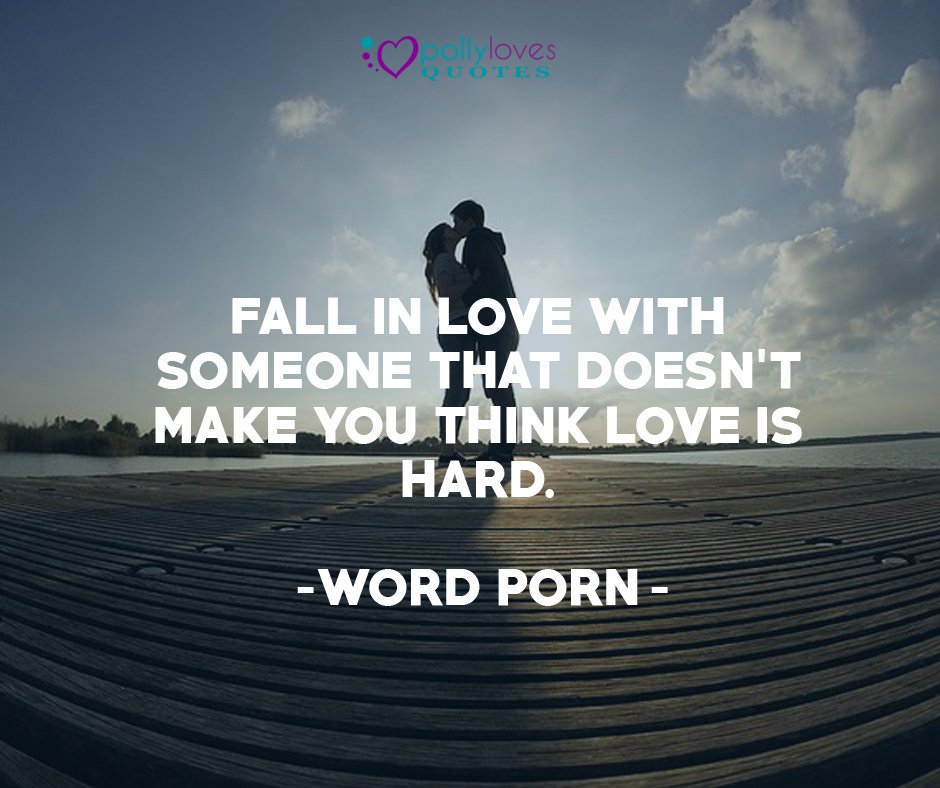 Clever Little Quotes on Twitter: "Fall in love with someone that ...
