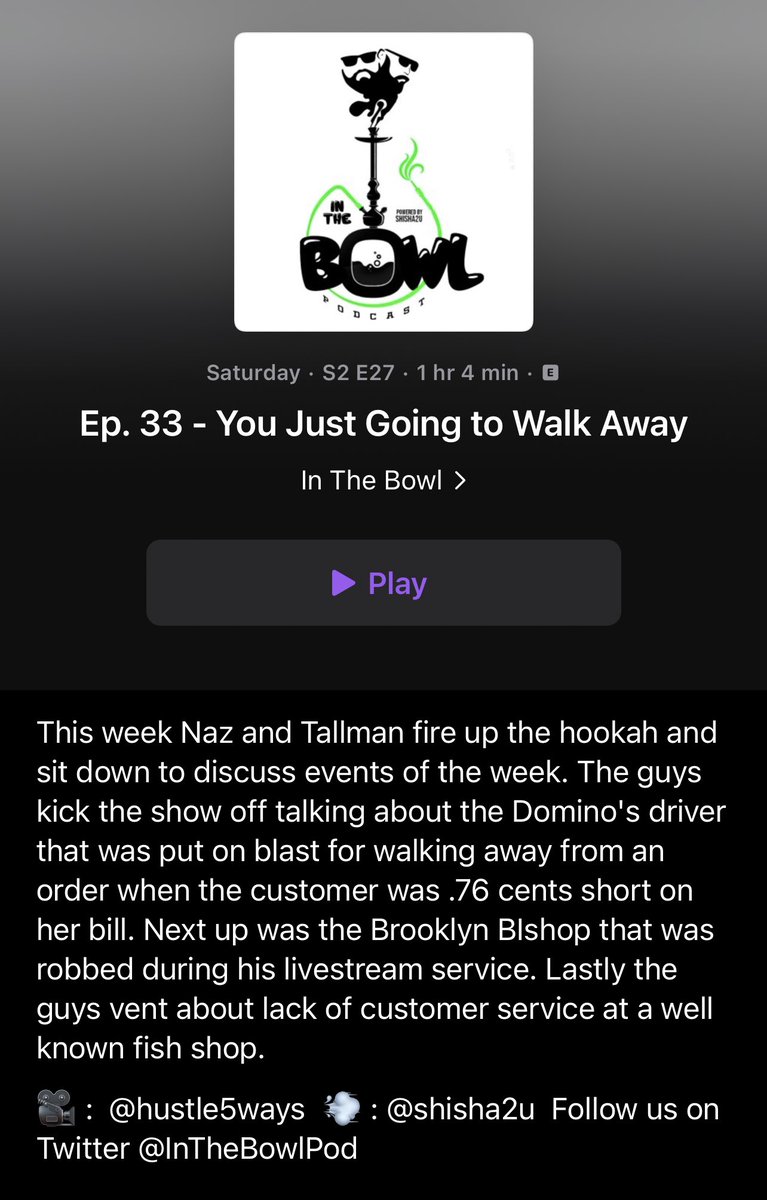 In The Bowl Podcast tweet media