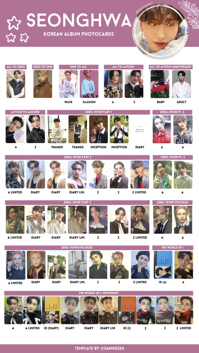 ATEEZ ソンファ 公式 シーグリ 2022 トレカ　seonghwa ATEEZ ソンファ 公式 シーグリ 2022 トレカ seonghwa - メルカリ