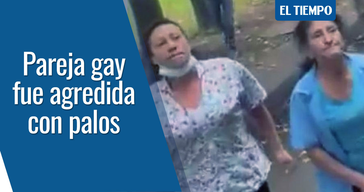 ELTIEMPO's tweet photo. ❌🏳️‍🌈  Pareja gay fue agredida con palos por residentes de un barrio en Bogotá.

😠 Un nuevo caso de homofobia se registró en Bogotá. El ataque quedó registrado en un video. Véalo acá ► https://t.co/mx3FK6JQdH https://t.co/WhzN0b2lhe