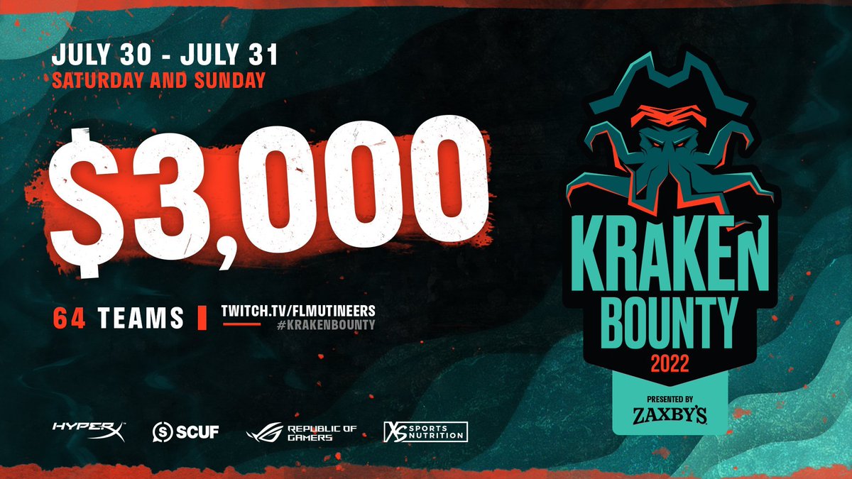 LATChallengers's tweet image. .@D1Gamingoficial, @OG__DJ&amp;amp;co, @MastersEcuador, @FusionMexaGG, @allan_4D&amp;amp;co, @Team_Talas, entre otros, estarán participando en el Kraken Bounty, torneo organizado por @Mutineers y @AFDeSports

Bracket challonge.com/MutineersKB

#LATAMChallengers