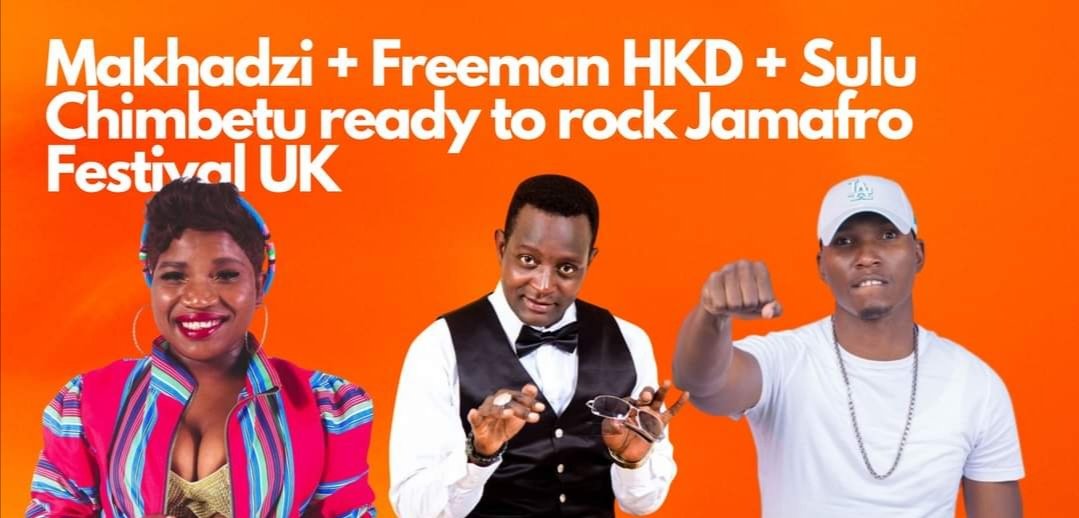 ALL IN UK « Makhadzi + Freeman HKD + Sulu Chimbetu ready to rock Jamafro Festival UK. Tickets still available at the venue.
