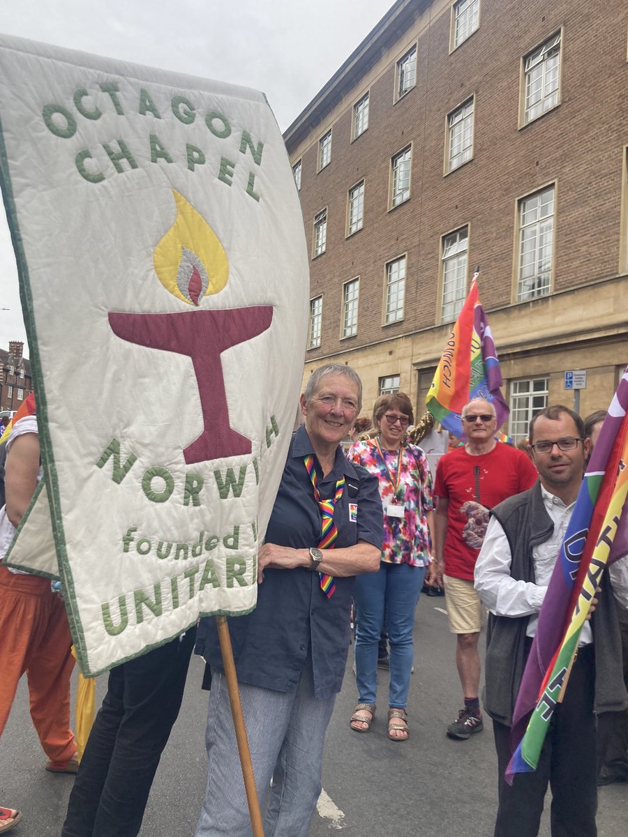 Great to see #Norwich get covered in rainbows! <a href="/NorwichPride/">Norwich Pride 🌈🏳️‍🌈🏳️‍⚧️</a> #BeProud #LGBTQ #TransRights