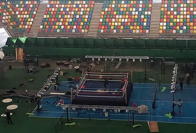 quemerodelsurok's tweet image. 🥊 #Boxeo
🎈 #Huracán
😎Asi luce el Estadio Mary Teran de Weiss, el escenario de la pelea entre Federico Grandone ( @BoxeoHuracan) (6(3KO)-0-2) y Nicolás Argañaraz por el Titulo Sudamericano en categoría Crucero a partir de las 22:30hs @canal9oficial
👏  #VamosPumba #VamosQuemero