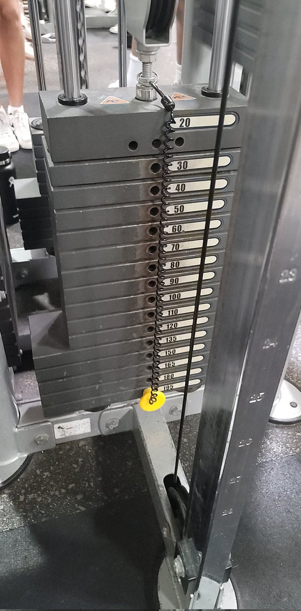 Pushing through mental roadblocks....
Stackin'!!!! New Tricep Pushdown PR