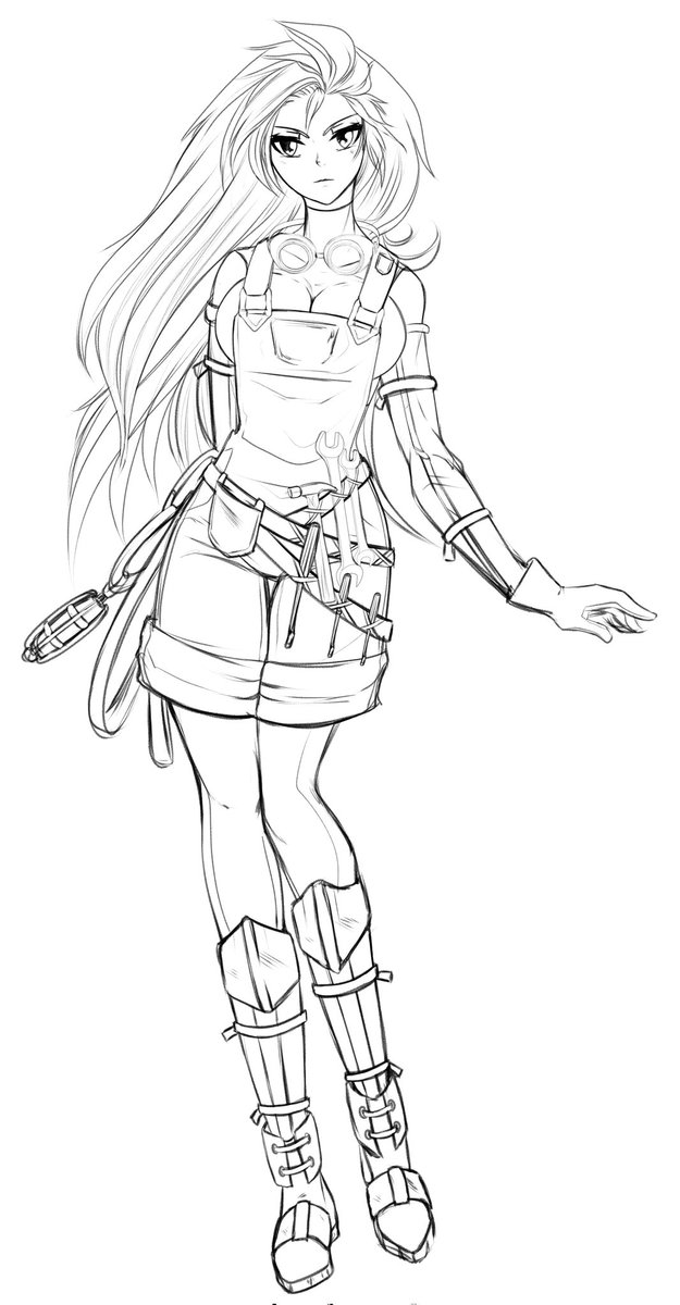tipsy_tiny's tweet photo. Rough sketch of my Trigun OC Sera.

I already know this is gonna be a B-and-a-half to line. https://t.co/BKGEpfiZzX