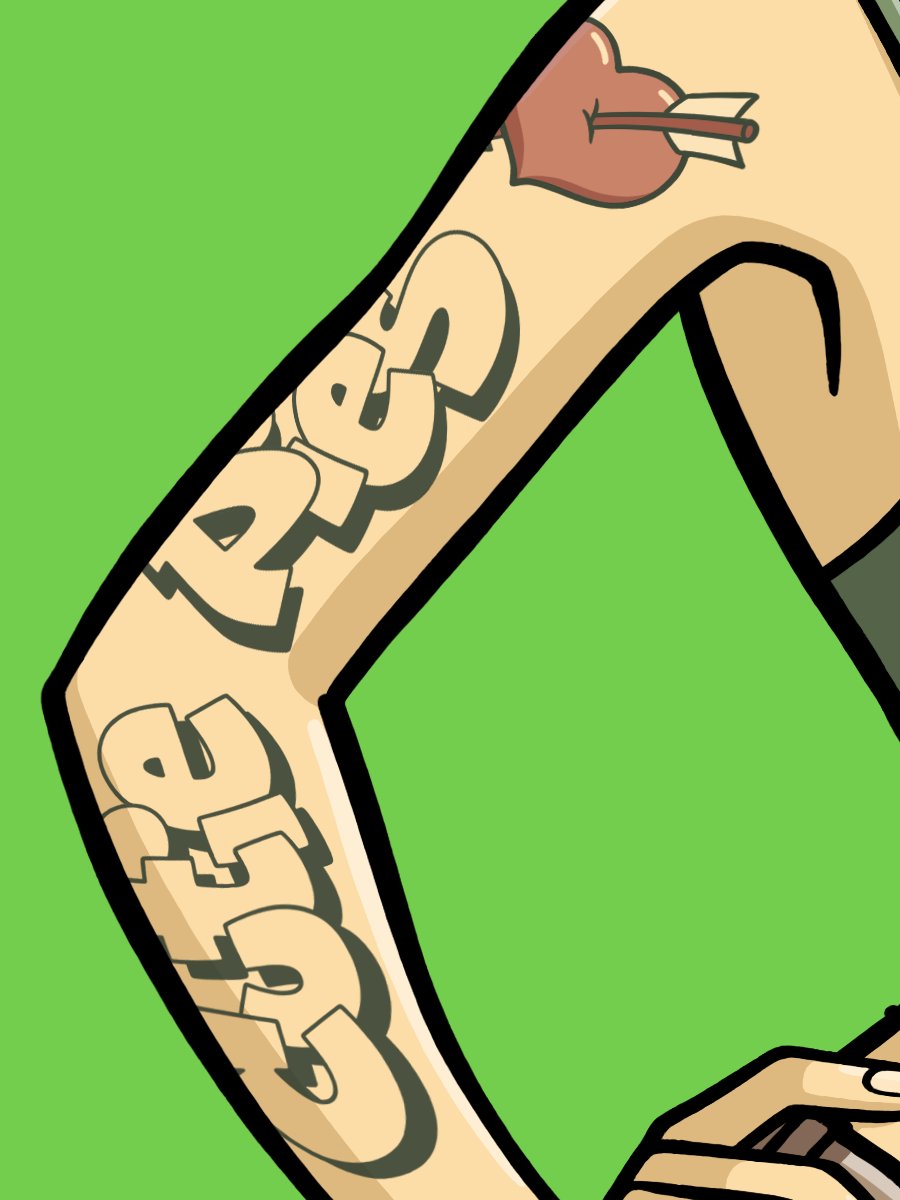 New traits available: CutiePies Style sleeve &amp; Heart with Arrow shoulder tats!
opensea.io/collection/cut…
#NFT #NFTart #Tattoos