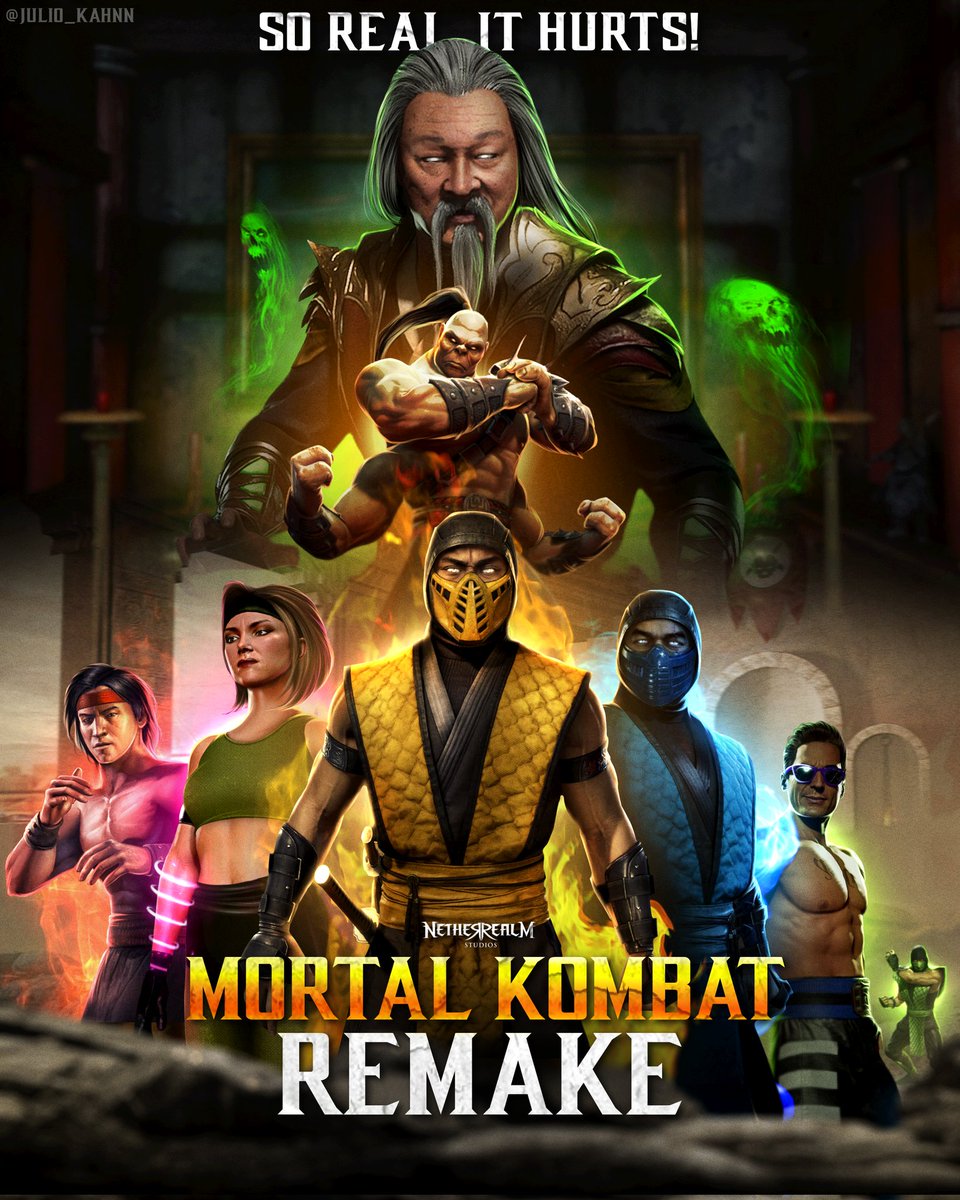 Julio Kahn マドルガダ on X: concept: Mortal Kombat VS Street