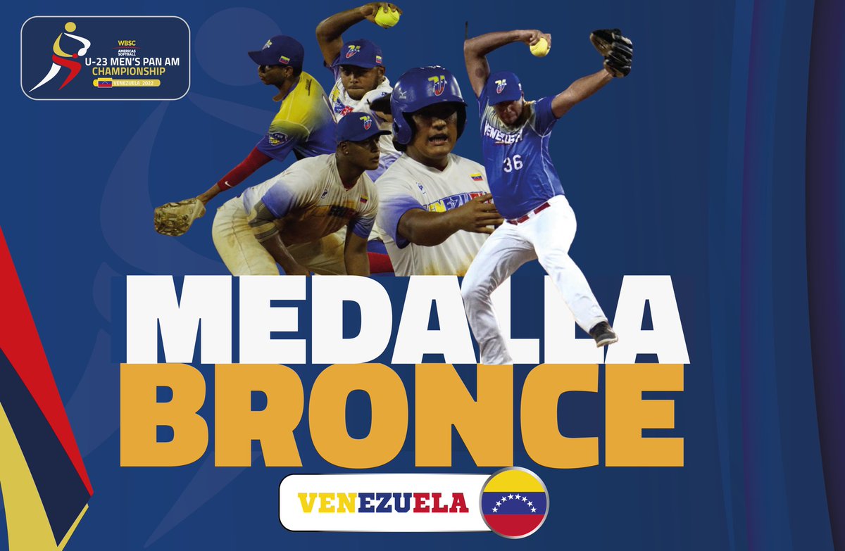 🇻🇪VENEZUELA🇻🇪 🥉MEDALLA DE BRONCE 🥉 U23 Panamericano masculino 🇻🇪SEMI FINAL #softballamericas #softballpanama